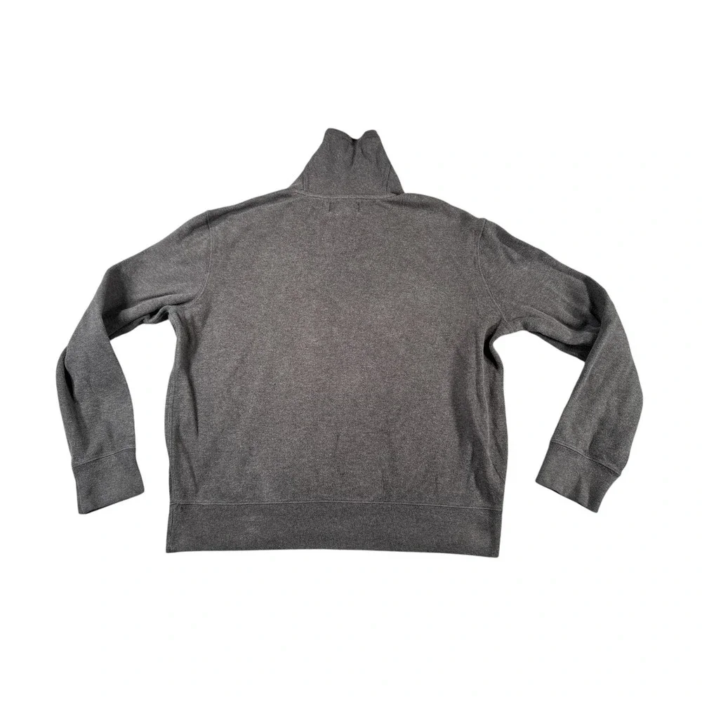 Polo Ralph‎ Lauren Cowl Neck Sweater Mens Large Blue LS Black Pony Shawl Collar